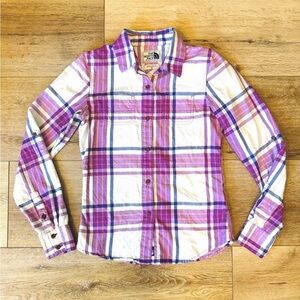 The North Face Women’s Plaid Long Sleeve Shirt - Size XS